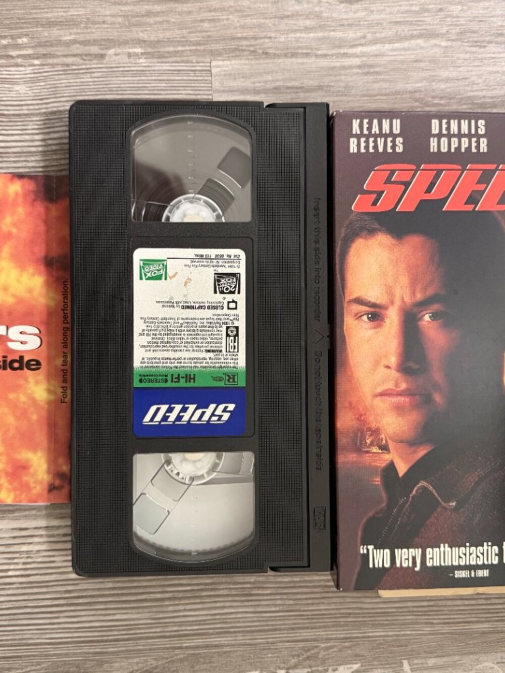 Speed VHS | Keanu Reeves Sandra Bullock | 1994 Action Thriller | Fox Video - Picture 4 of 4